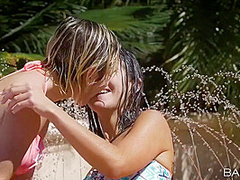Horny Lesbos Marvelous Porn Video