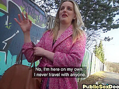 Public nympho lady penetrated in POV by BWC in doggystyle