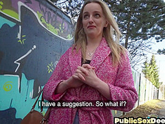 Public nympho lady penetrated in POV by BWC in doggystyle