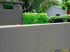 Short peeping tom pussypounding black MILF