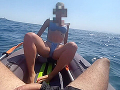 Fit Girl Sucks My Dick Like On A Kayak - Risky Public Sex