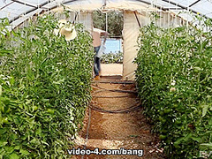 Kiara Strong Gets A Huge Load Of Cum To Her Ass After Fucking On A Tractor - BANG!