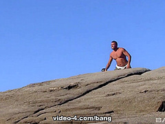 Vayana Has A Very Public Threesome On A Jetty At The Beach - BANG!