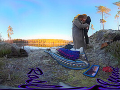 Sex On A Reindeer Skin Next To A Forest Lake - Rosenlundx - Vr 360 - 5 7k 30fps