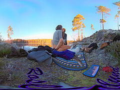Sex On A Reindeer Skin Next To A Forest Lake - Rosenlundx - Vr 360 - 5 7k 30fps