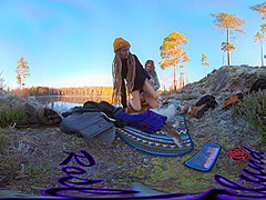 Sex On A Reindeer Skin Next To A Forest Lake - Rosenlundx - Vr 360 - 5 7k 30fps