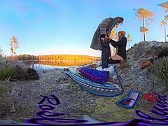 Sex On A Reindeer Skin Next To A Forest Lake - Rosenlundx - Vr 360 - 5 7k 30fps