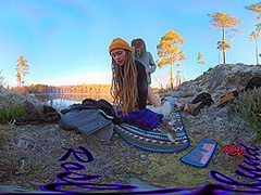 Sex On A Reindeer Skin Next To A Forest Lake - Rosenlundx - Vr 360 - 5 7k 30fps