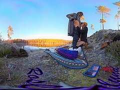 Sex On A Reindeer Skin Next To A Forest Lake - Rosenlundx - Vr 360 - 5 7k 30fps