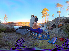 Sex On A Reindeer Skin Next To A Forest Lake - Rosenlundx - Vr 360 - 5 7k 30fps