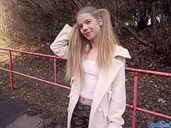 18yo Pigtails Cutie Paid For Giving Blowjob And Sex In Pov