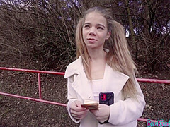 18yo Pigtails Cutie Paid For Giving Blowjob And Sex In Pov