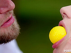 Horny Teen on the Green is a Sure Shot Hole in One GP1513 - PornWorld