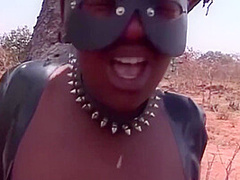 Big Busty African Woman Gets Hardcore Whipped And Loves It!