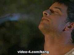 Jesse V fucks a big dicked ranch hand in the barn hay room - BANG!