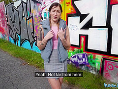 Gives Outdoor Blowjob Before A Hard Hotel Fuck