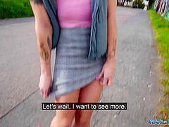 Gives Outdoor Blowjob Before A Hard Hotel Fuck