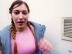 Gives Outdoor Blowjob Before A Hard Hotel Fuck