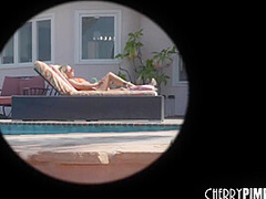 Blonde Summer Vixen Catches and Fucks Her Secret Voyeur Hardcore After Giving A Hot Blowjob