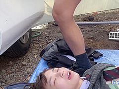 Hanakari Mai - Extreme Outdoor Bdsm Piss Drinking Rough Sex Gangbang Outrageous Action