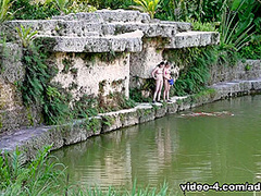 This Modern Mansion Lifestyle Feeding the Koi and Mr Turtle With Amiee Cambridge, Scene #01
