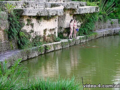 This Modern Mansion Lifestyle Feeding the Koi and Mr Turtle With Amiee Cambridge, Scene #01