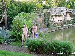 This Modern Mansion Lifestyle Feeding the Koi and Mr Turtle With Amiee Cambridge, Scene #01