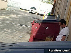 Quick BJ Out Back - PornPros