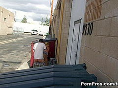 Quick BJ Out Back - PornPros