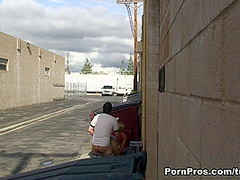 Quick BJ Out Back - PornPros