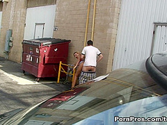 Quick BJ Out Back - PornPros