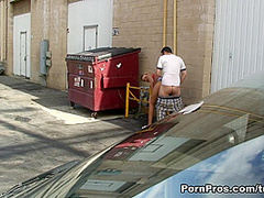 Quick BJ Out Back - PornPros
