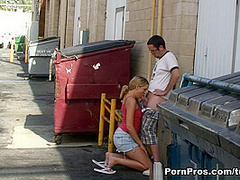 Quick BJ Out Back - PornPros