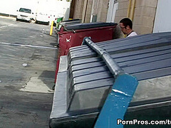 Quick BJ Out Back - PornPros