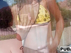 Kristina Rose - Plays With Her Coochie In The Pool