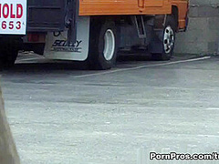 Parking Lot Blonde Blowjob - PornPros