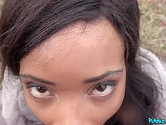 Ebony Busty Cougar Pounded Outside With Kiki Minaj
