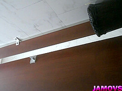 Adorable Japanese performing girl has great orgasms from a good dick.