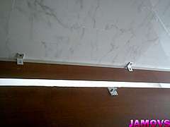 Adorable Japanese performing girl has great orgasms from a good dick.