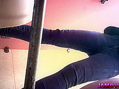 Asian MILF gets shagged with white cock on camera