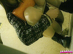 Busan lady sucking on her boyfriend and riding him