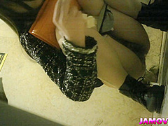 Busan lady sucking on her boyfriend and riding him