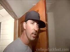 College teen fucking dick in reverse