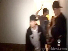 College teen fucking dick in reverse