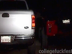 College teen fucking dick in reverse