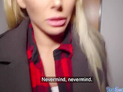 Pretty Eurobabe Gets Paid To Reverse Ride After Pov Blowjob