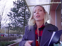 Pretty Eurobabe Gets Paid To Reverse Ride After Pov Blowjob