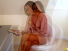 A Sticky Situation - DownblouseJerk