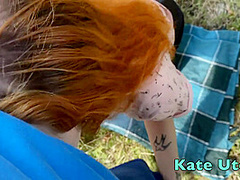 Outdoor Public Blowjob And Cum In Mouth - 4k Pov