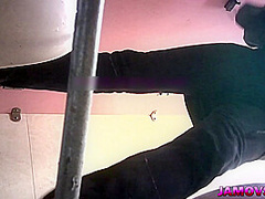 Tempting damsel experiences a sexual awakening in the shower.